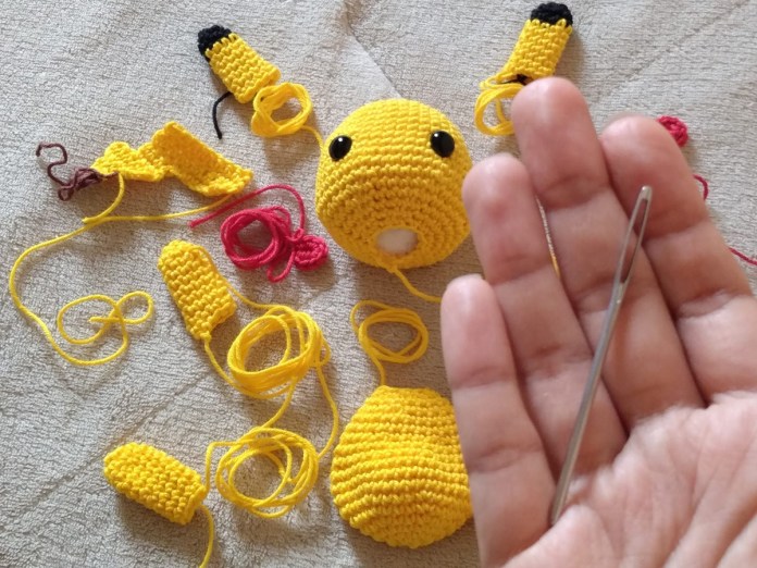 como costurar amigurumi