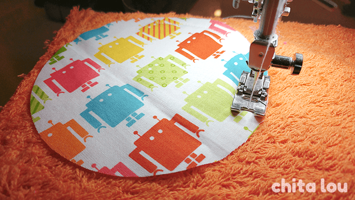 como costurar em círculo