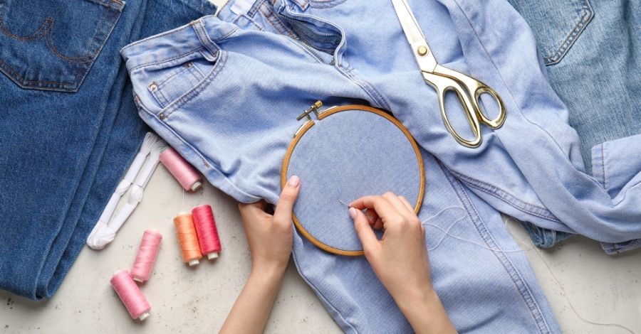 como costurar jeans