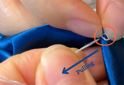 como costurar seda 2