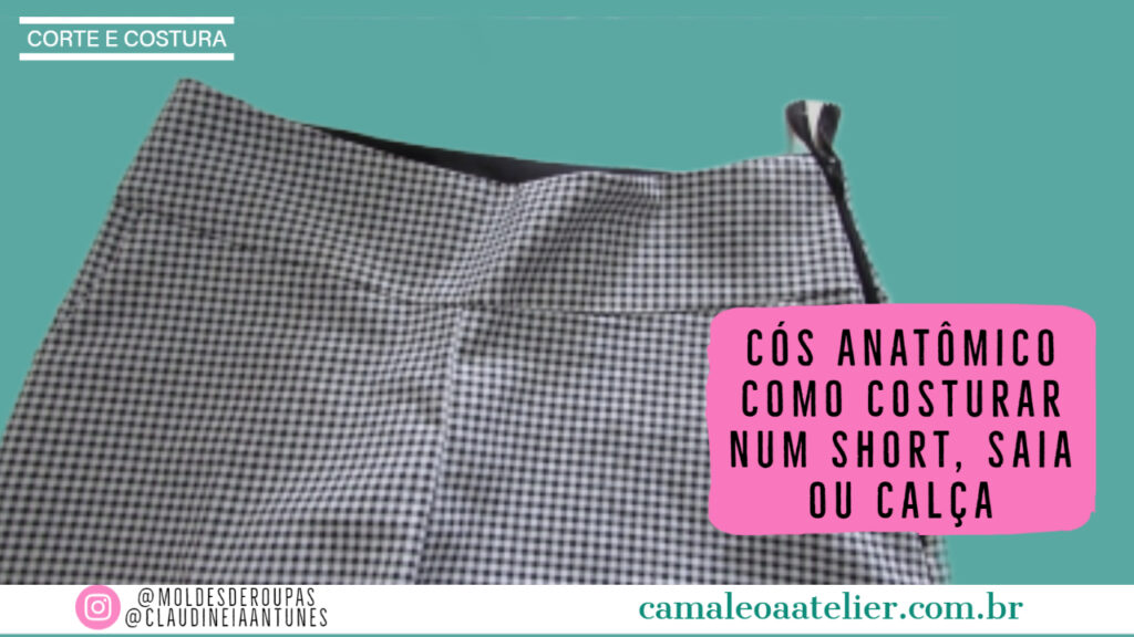 como costurar um cós anatômico
