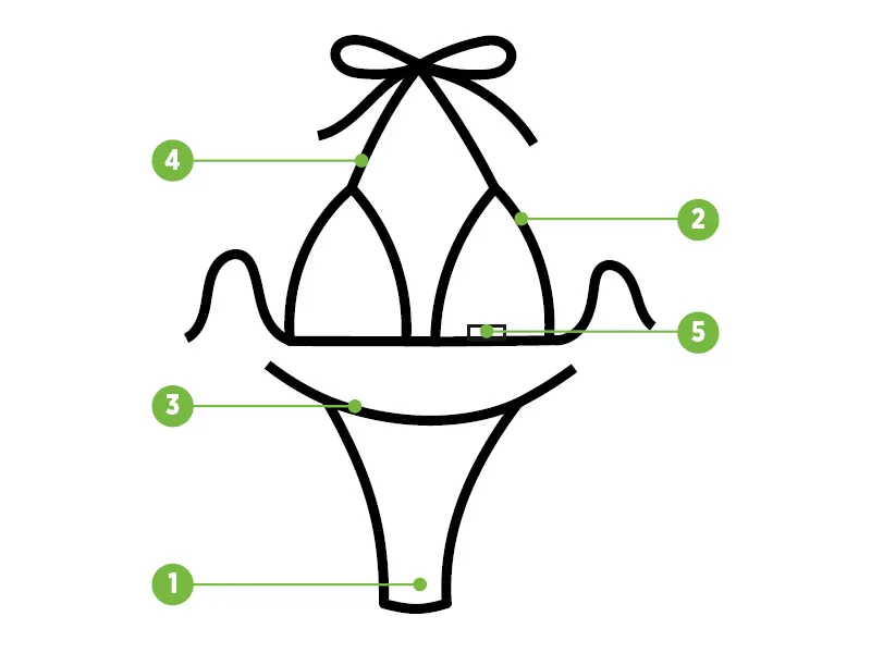 5 Modelos de Top de Biquíni para Costurar em Casa (com moldes)