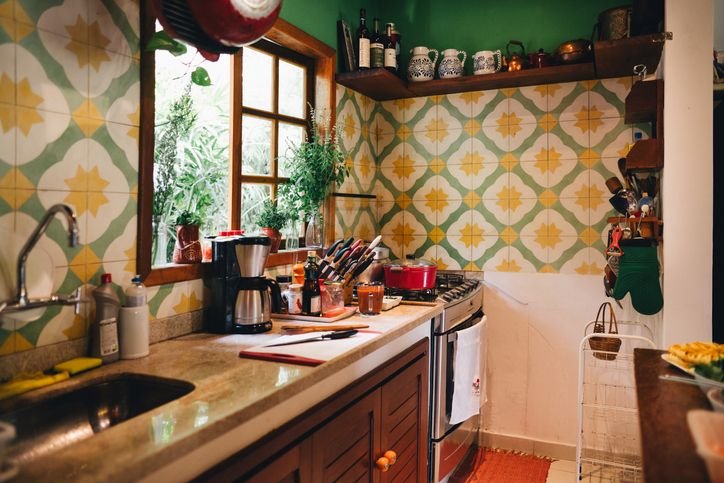 cozinha boho chic inspiração