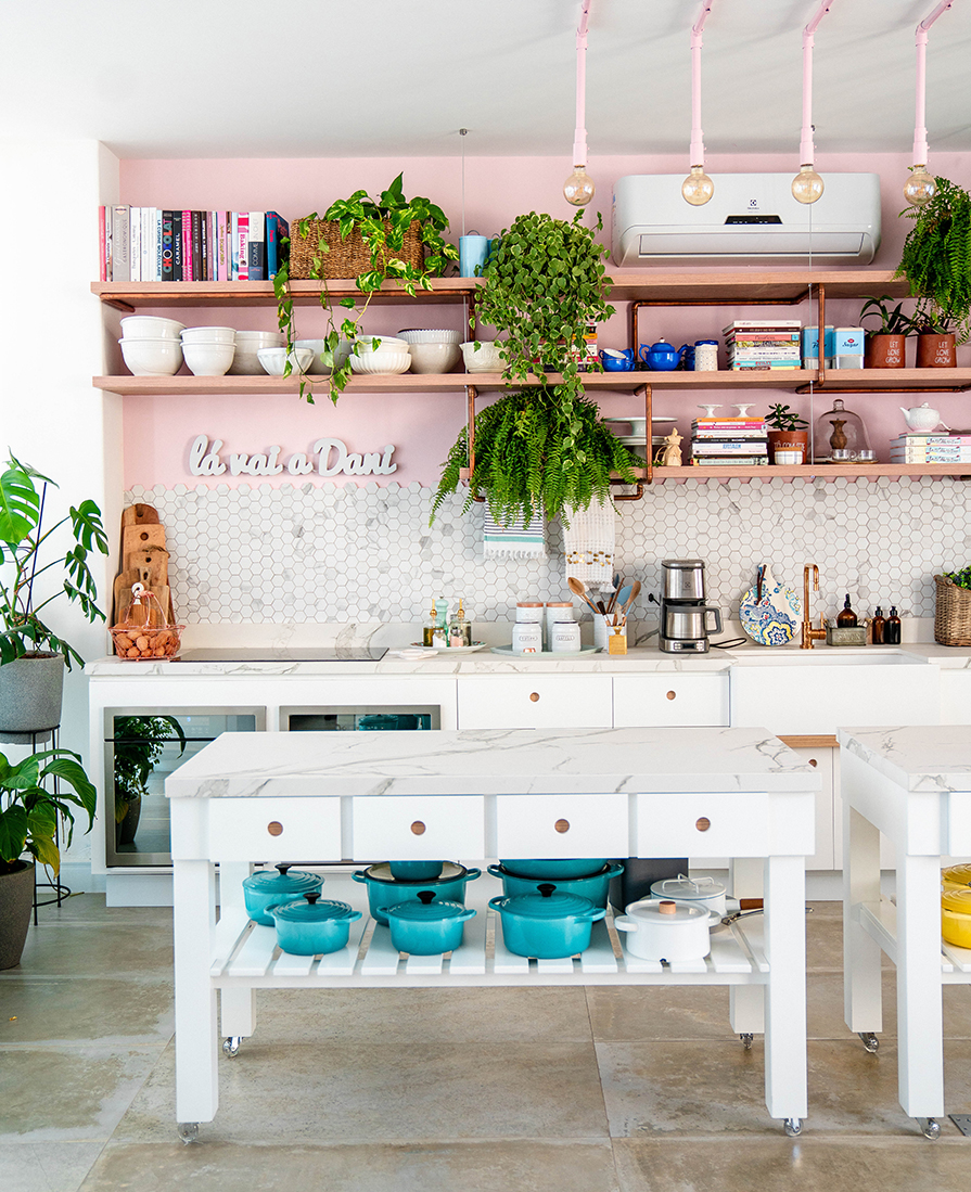 ideias de decoração cozinha boemia