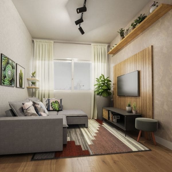como decorar sala gastando pouco