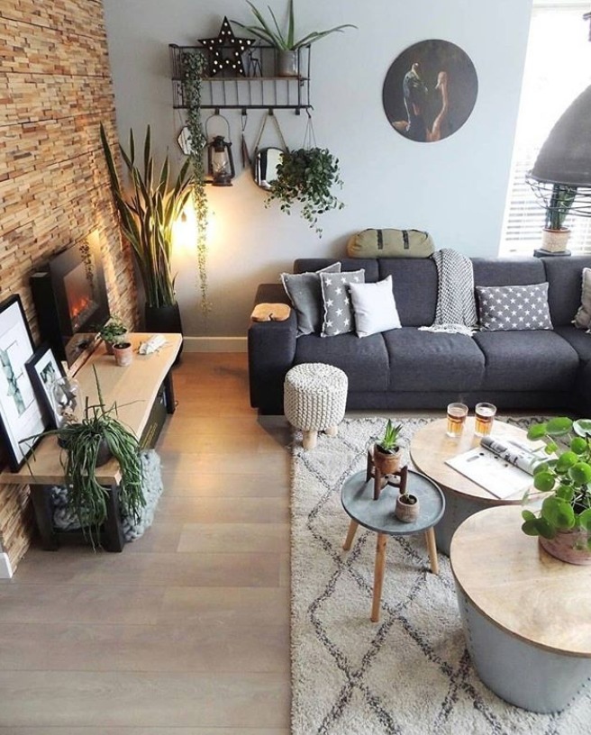 decoração econômica para sala de estar