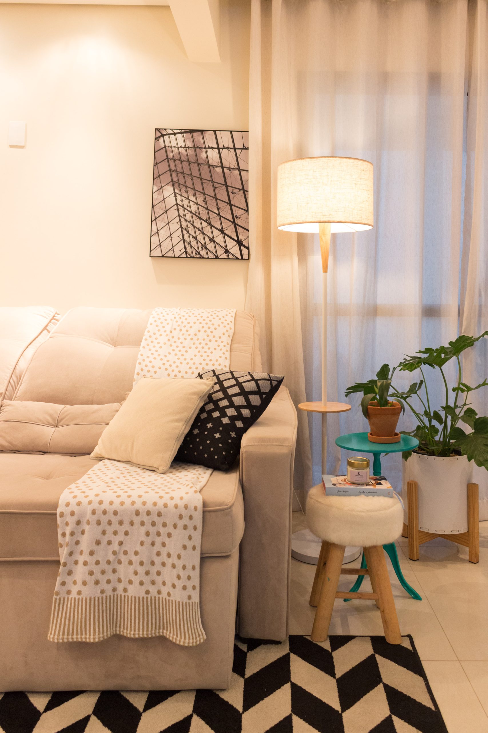 como decorar sala gastando pouco