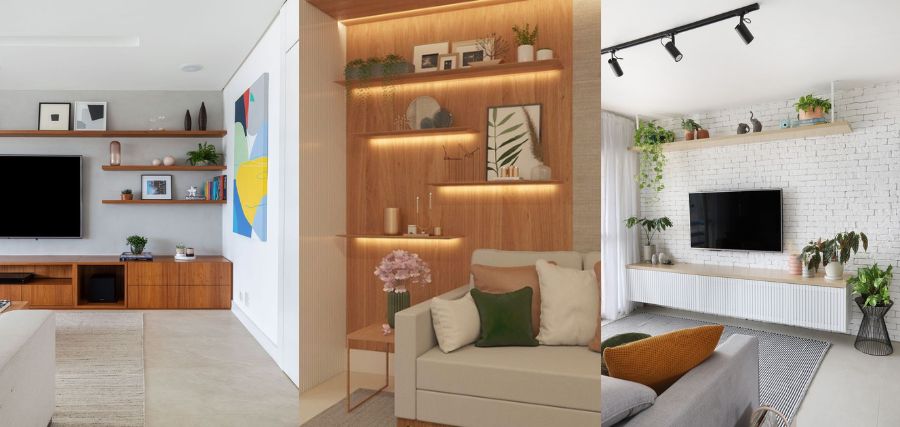 ideias baratas para decorar sala pequena