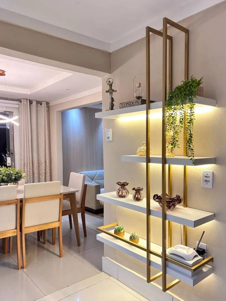 Estante vazada: a solução perfeita para dividir ambientes pequenos