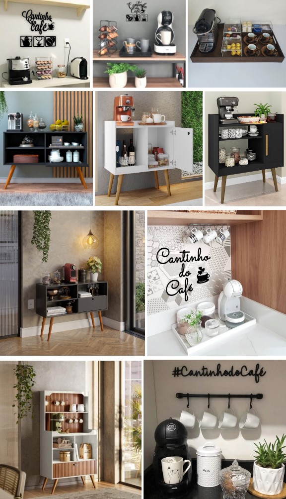 ideias de decoração para cantinho do café