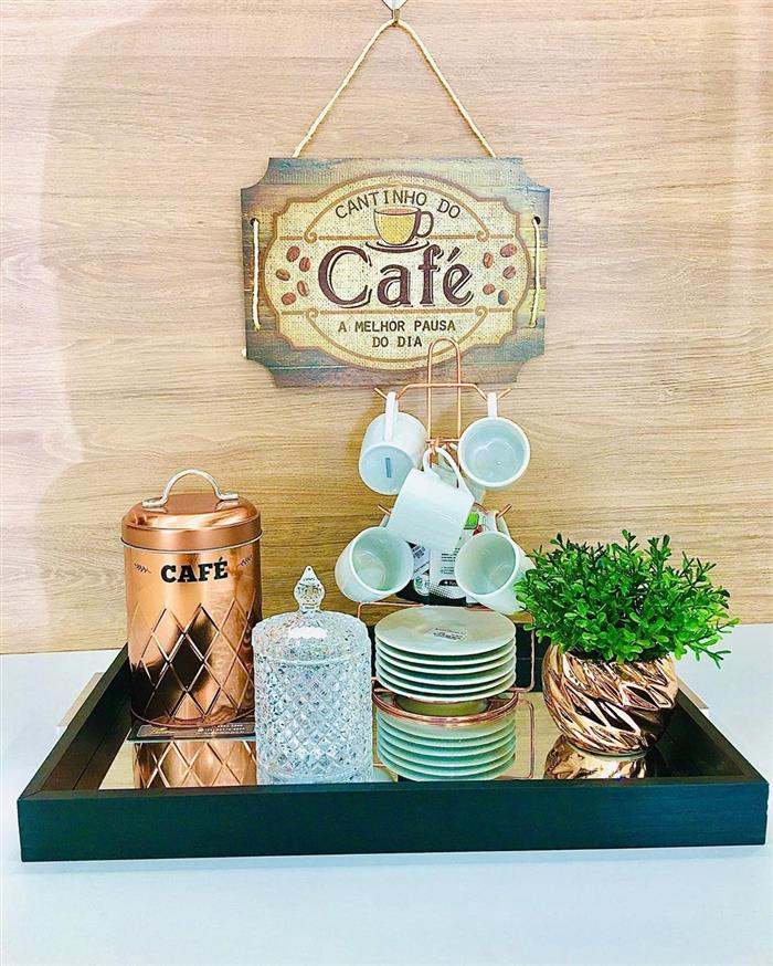 como montar um cantinho de café pequeno