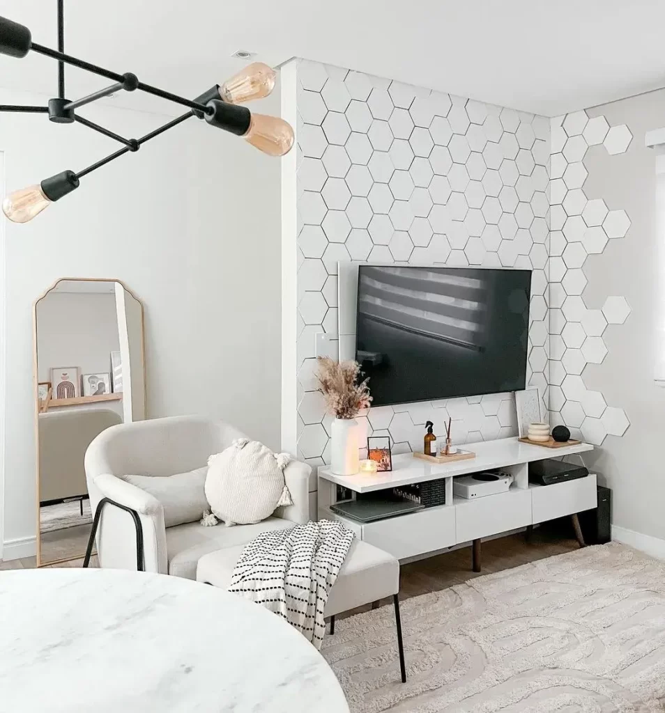 como decorar rack de sala pequeno