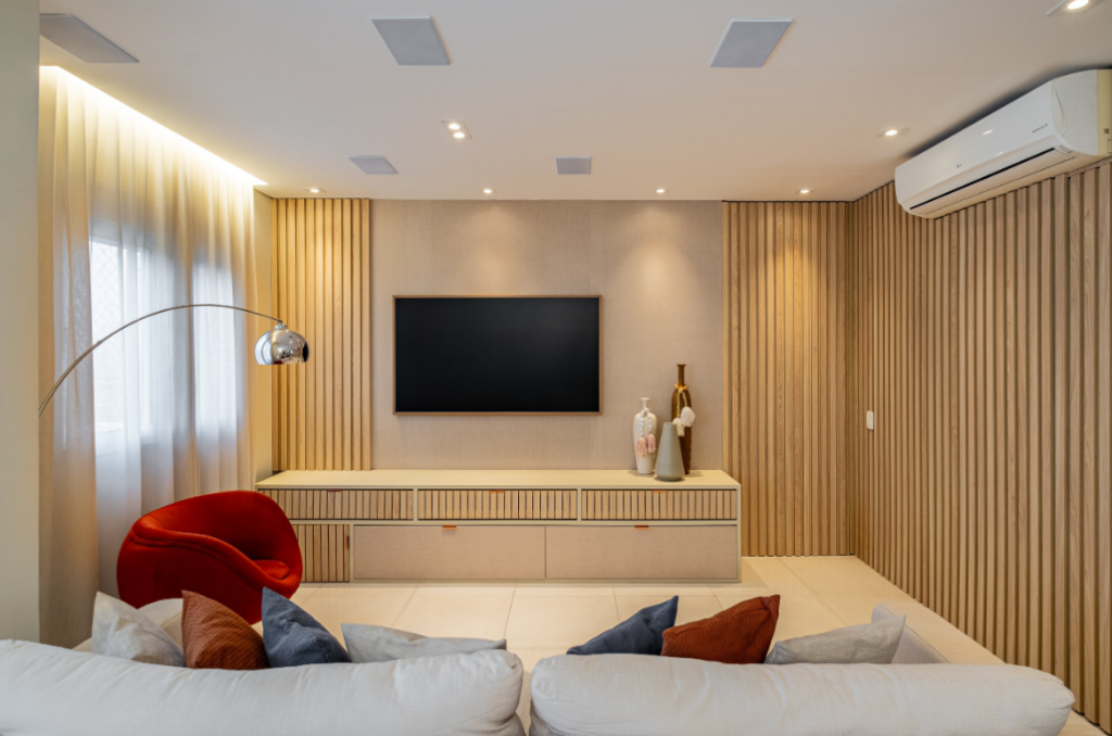 como decorar rack de sala pequeno