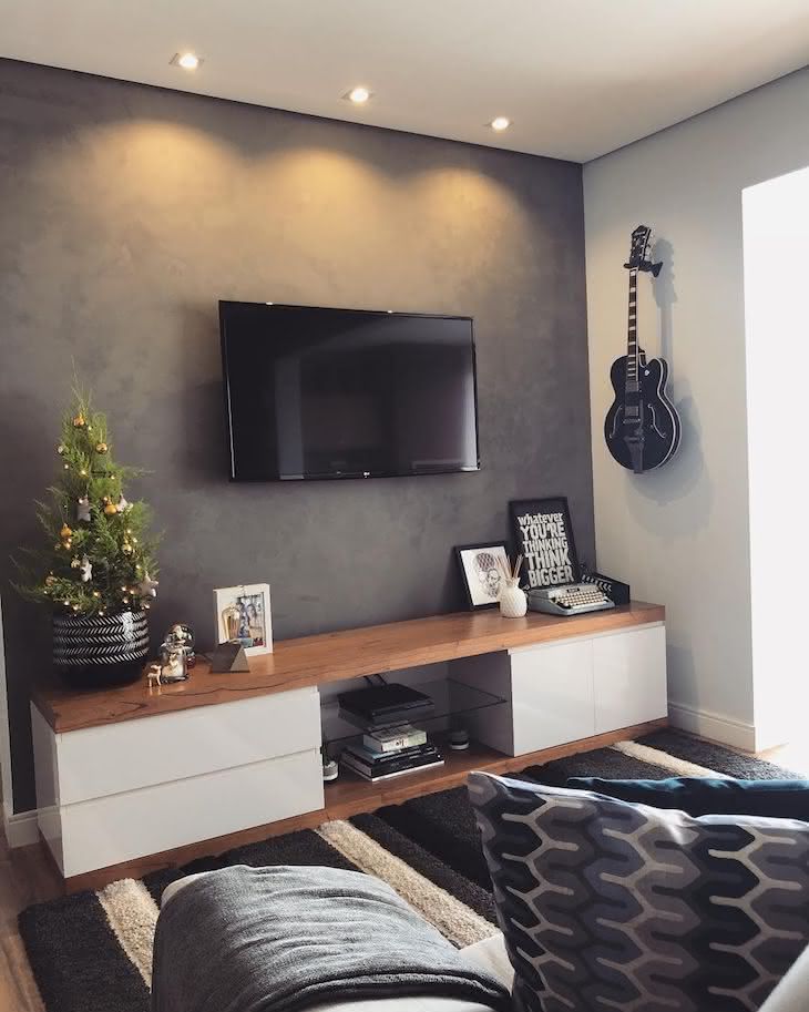 como decorar rack de sala