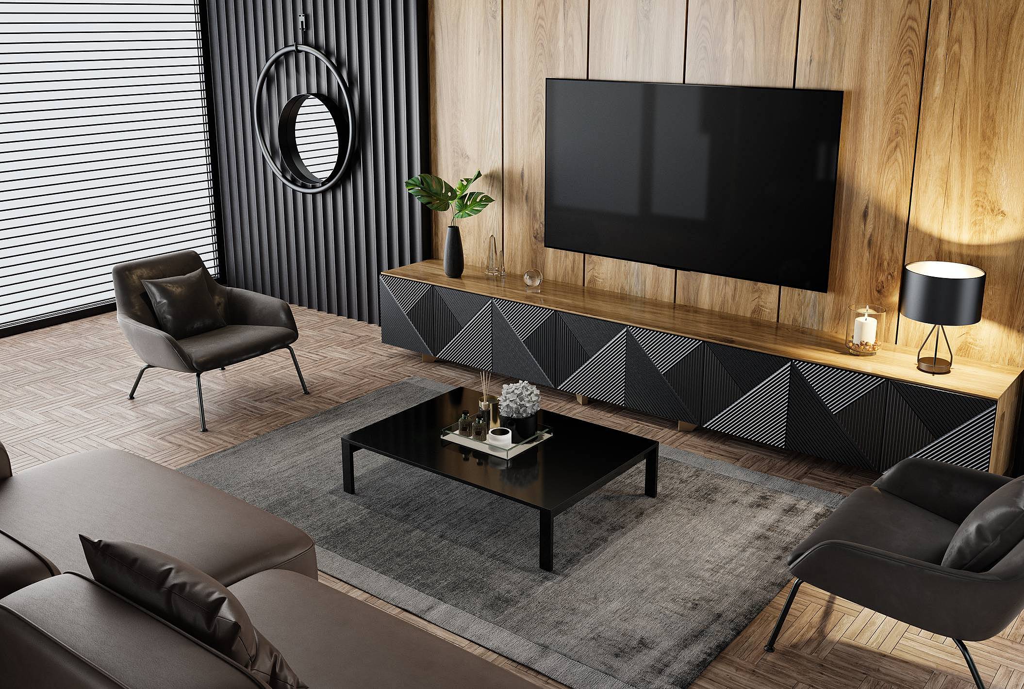 Paleta de Cores Perfeita para Combinar com Móveis de Madeira Escura