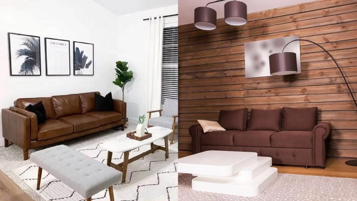 como decorar sala com sofa marrom