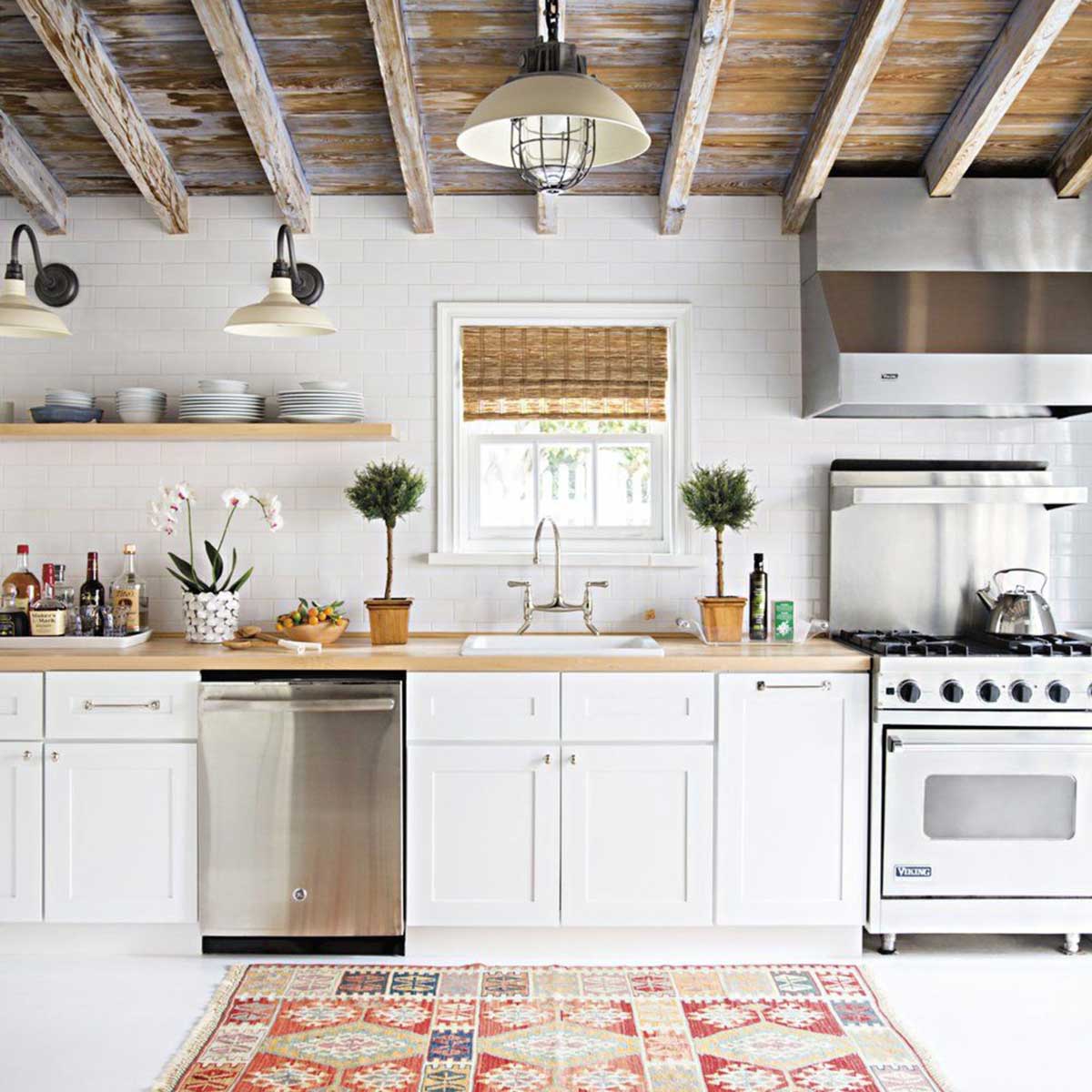 decoração cozinha estilo boho tradicional