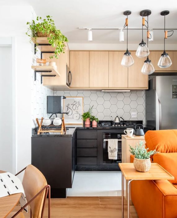 materiais naturais decoração cozinha