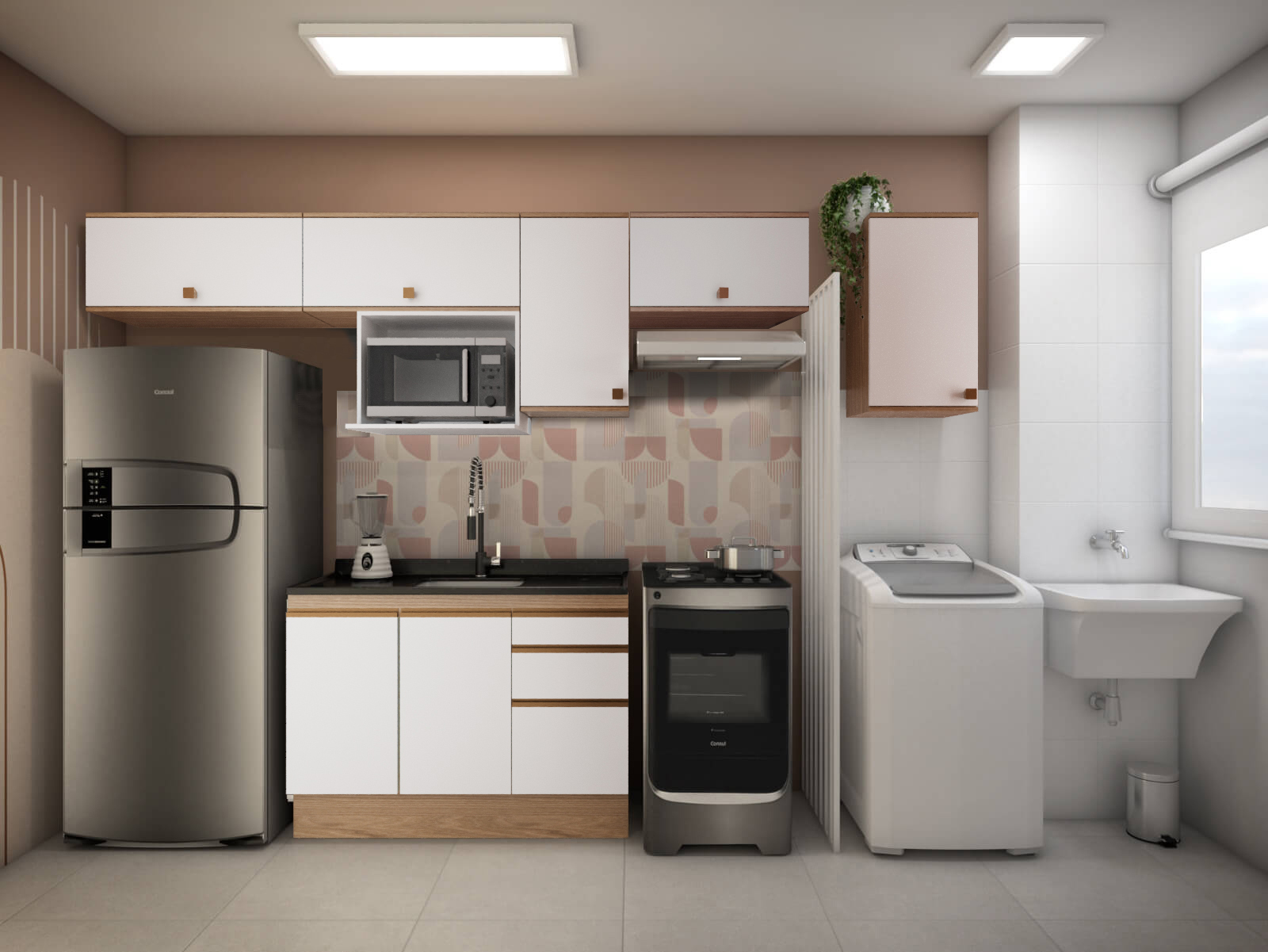 plantas para cozinha estilo boho