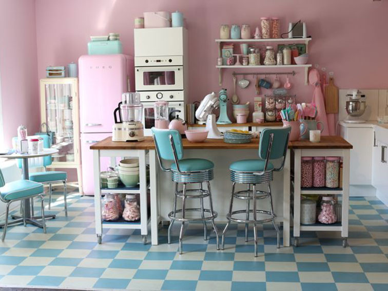 como decorar cozinha candy color