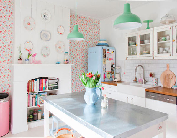 tendência cores cozinha 2025