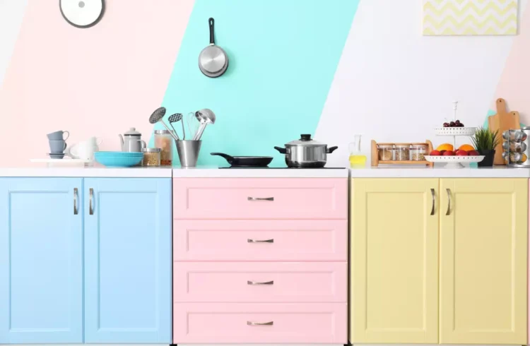 aplicar estilo candy color na cozinha