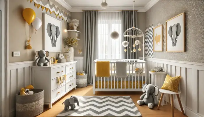 10 ideias de quarto de bebe unissex moderno e funcional