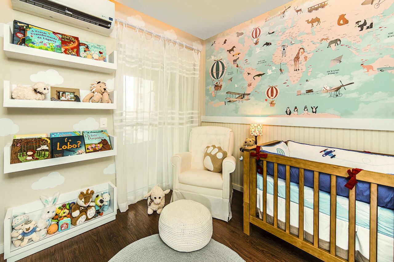 10 ideias de quarto de bebe unissex moderno e funcional