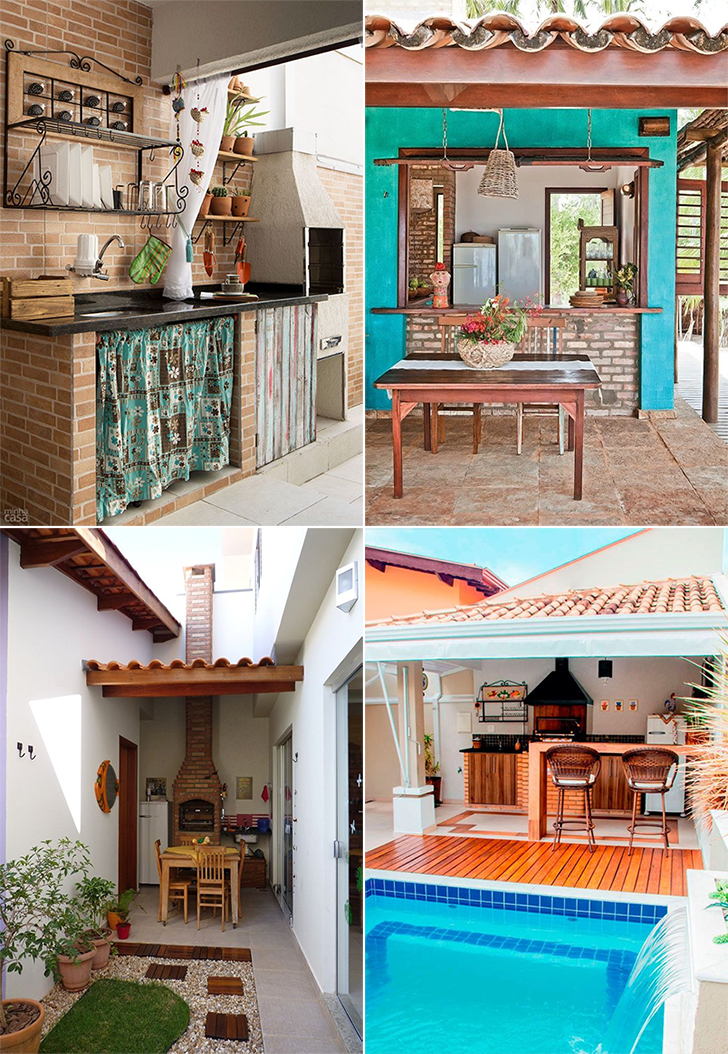 ideias de iluminação para quintal