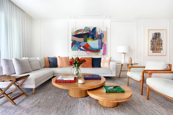 disposição de móveis na sala