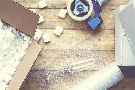 proteção de peças frágeis para envio