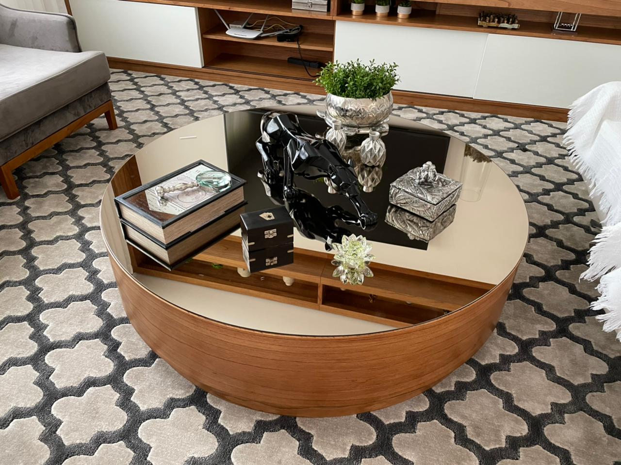 como escolher mesa de centro pequena