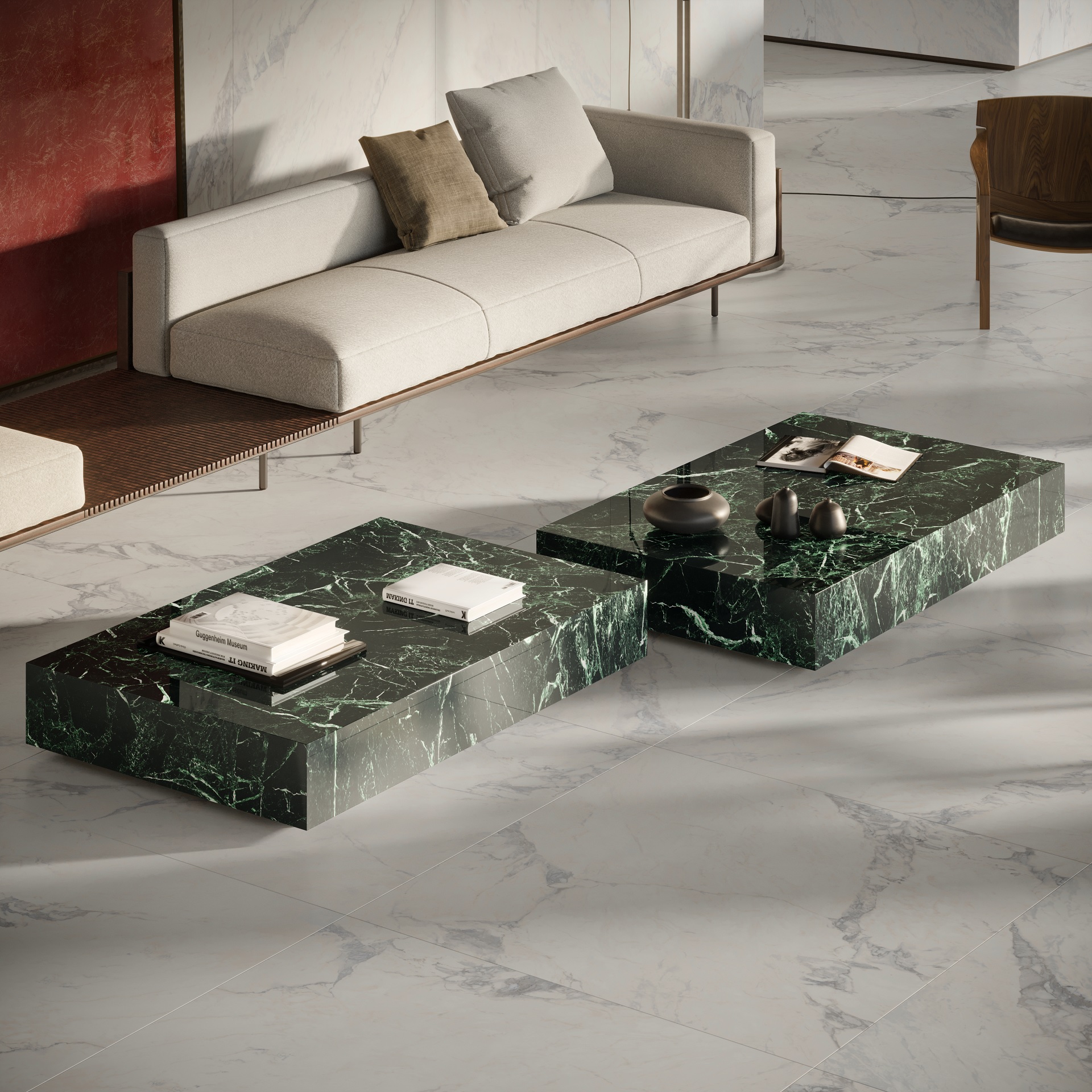 mesa de centro para sofá de 3 lugares