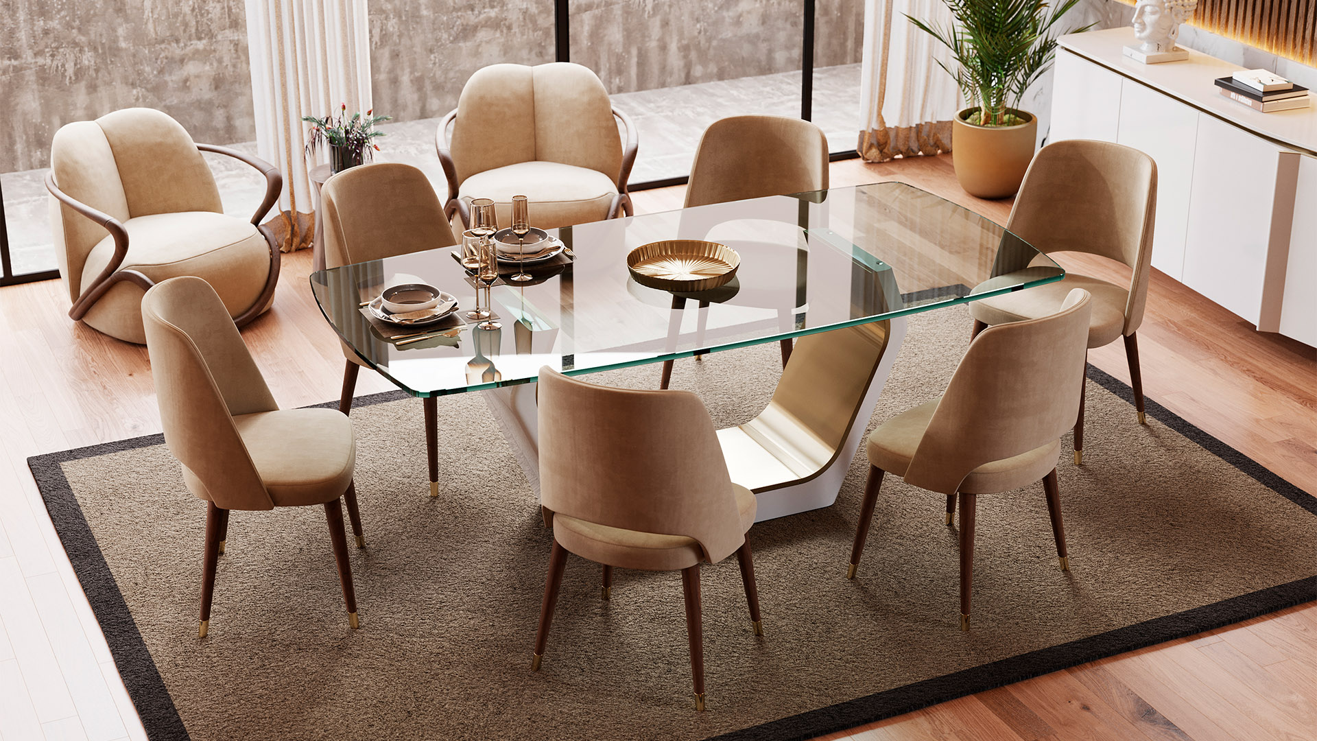 material mesa de jantar