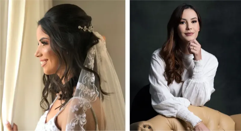 5 Penteados Incríveis para Vestidos de Noiva com Decote V