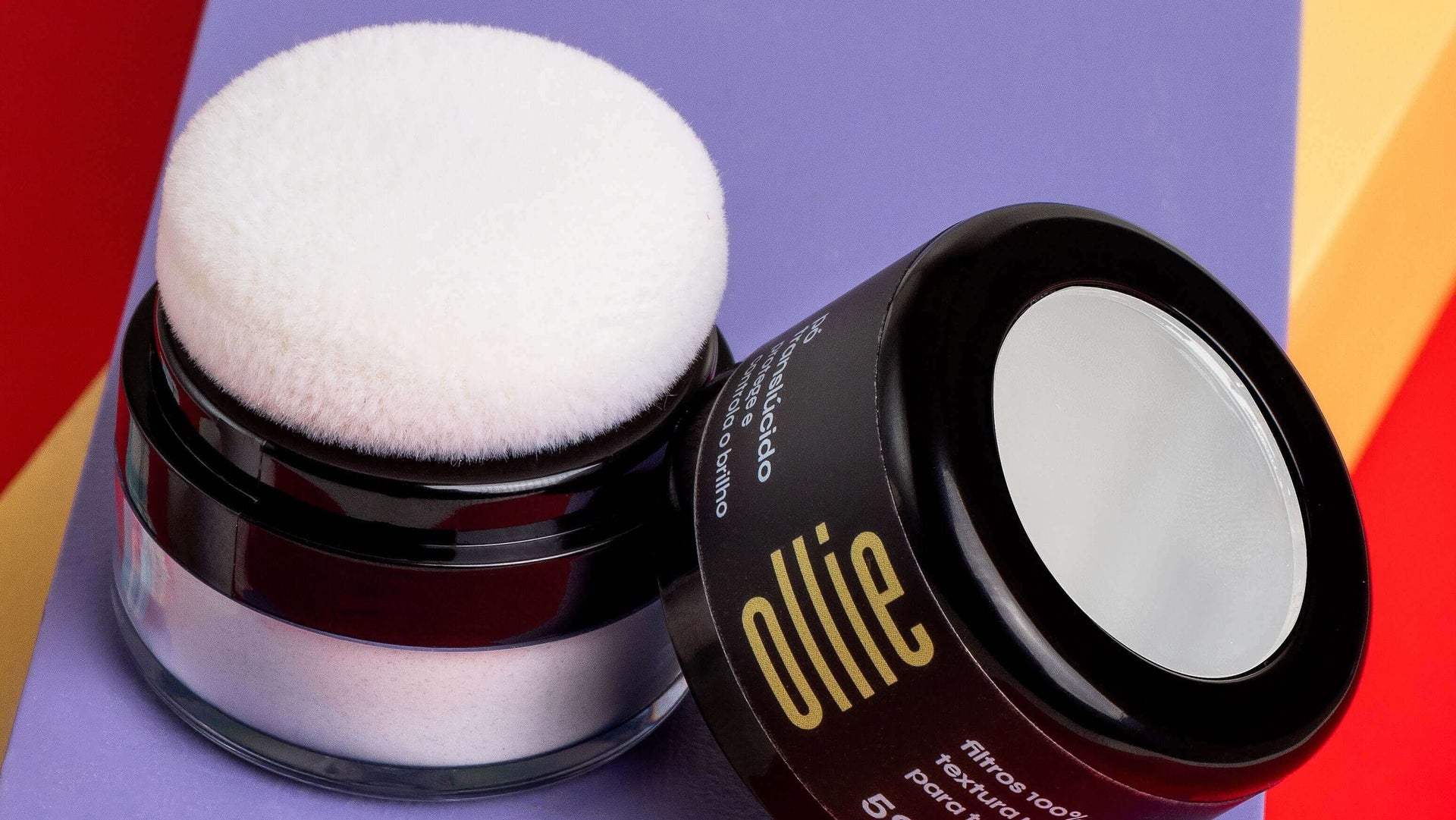 pó compacto com cor e FPS