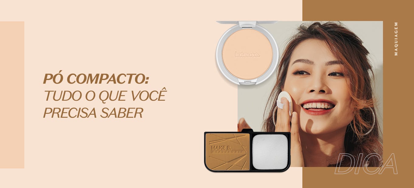 diferença pó compacto e solto