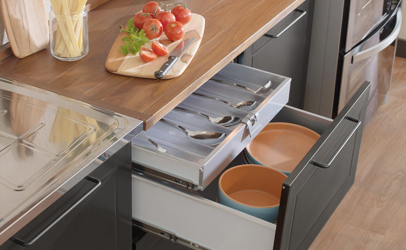 medidas ideais para organizadores de gaveta de cozinha