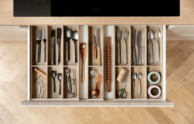 como medir gavetas para organizadores