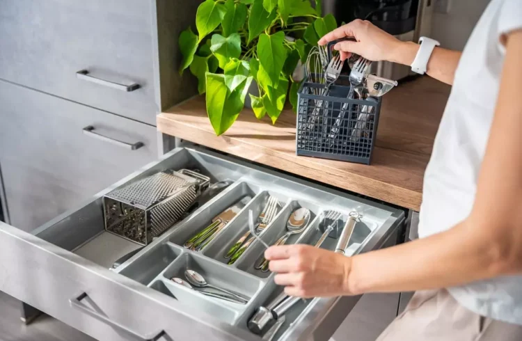 medidas ideais para organizadores de gaveta de cozinha