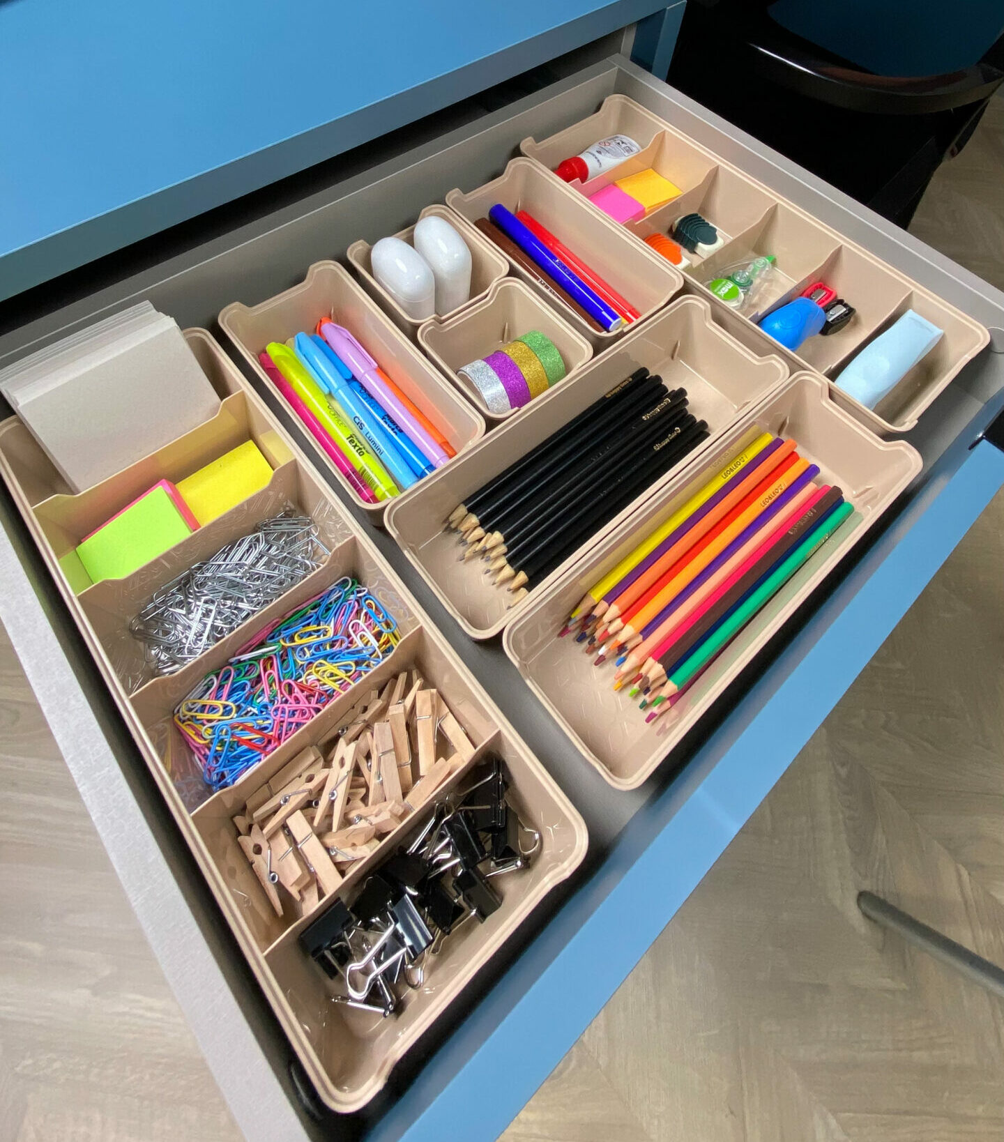 qual altura de gaveta para roupas íntimas