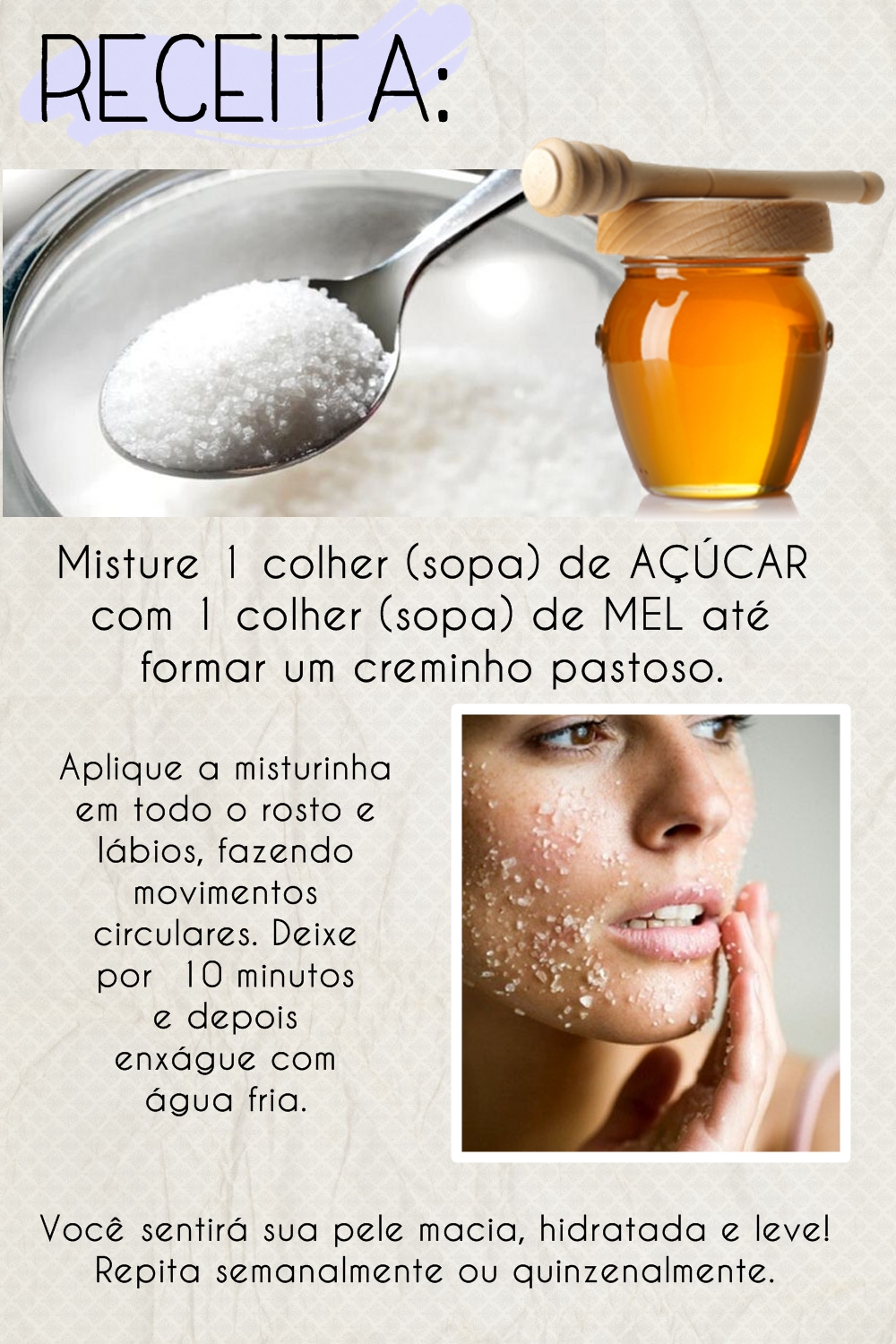 Como Esfoliar O Rosto Com Açúcar