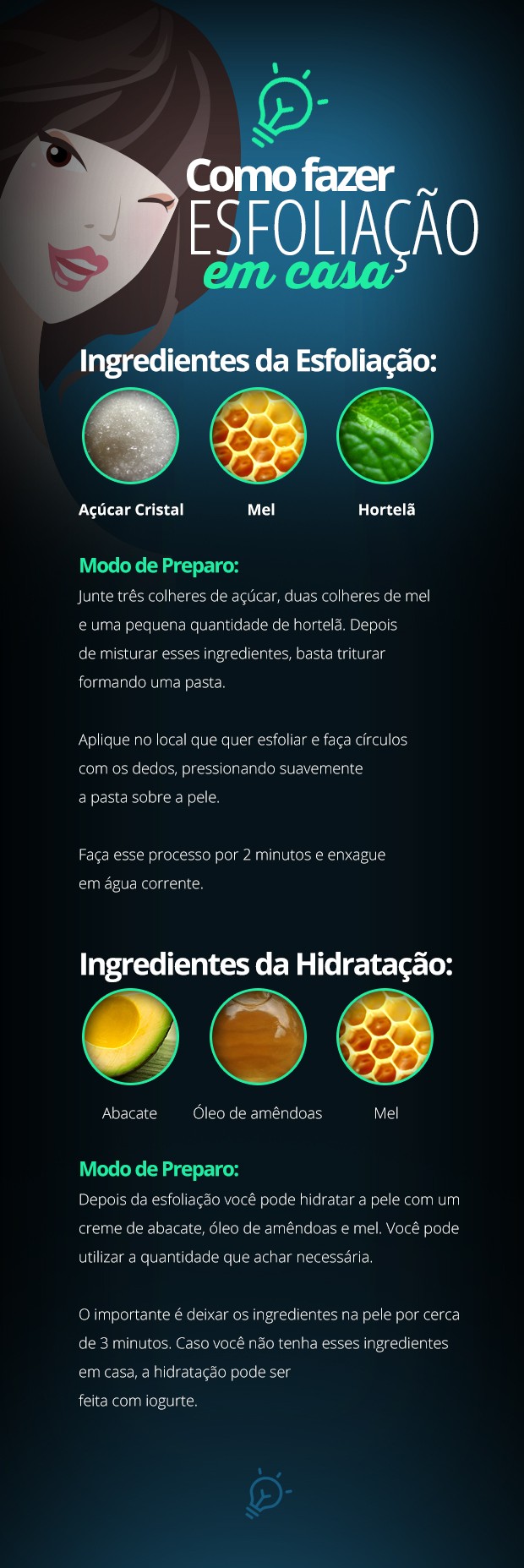 Receitas Caseiras de Esfoliantes Menos Abrasivos para o Rosto