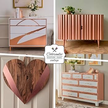 como fazer a cor rose gold para parede