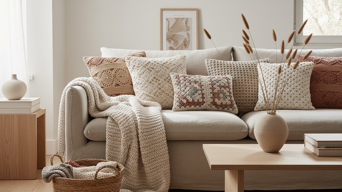 Tendências de cores e formas para almofadas em 2025