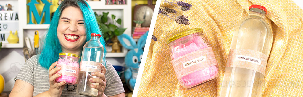 receita de amaciante de roupas com sabonete