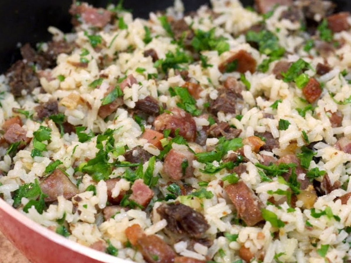 receita de arroz carreteiro simples