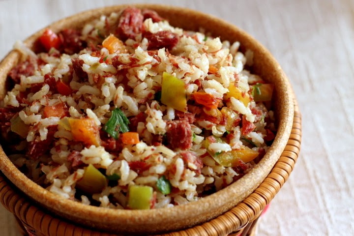 como fazer arroz carreteiro gaúcho