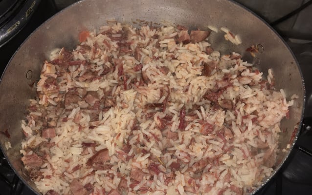receita de arroz carreteiro simples