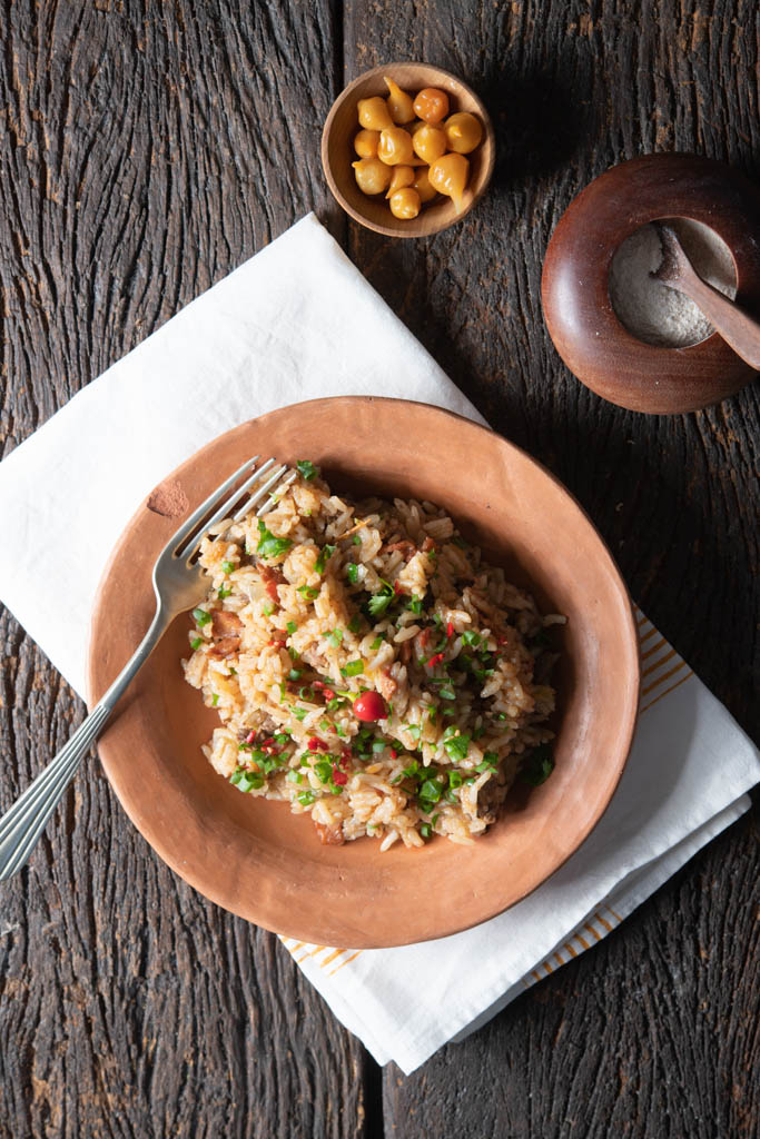 como fazer arroz carreteiro gaúcho